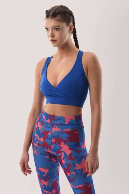 Blue Bra Top