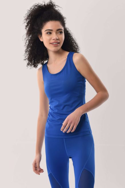 Blue Vest Top