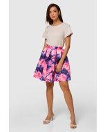 Pleated skirt  PURPLE